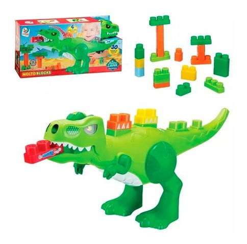 Imagen 2 de 3 de Molto Blocks Dino Jurasico M8001