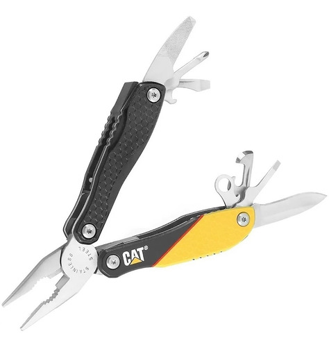 Imagen 1 de 8 de Pinza Cat Caterpillar Multi Herramienta 13 En 1 980057 Inox