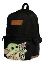 Comprar Mochila Mooving Star Wars 20l Espalda Escolar Portanotebook Color Negro Diseño De La Tela Star Wars Grogu Baby Joda