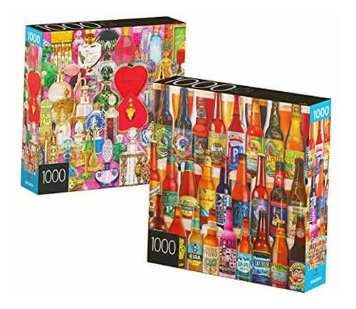 Juego De 2 Rompecabezas De 1000 Piezas, Para Adultos