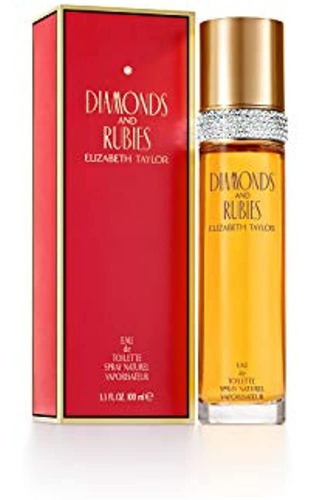 Diamantes Y Rubies Por Elizabeth Taylor Para Mujeres, Eau D