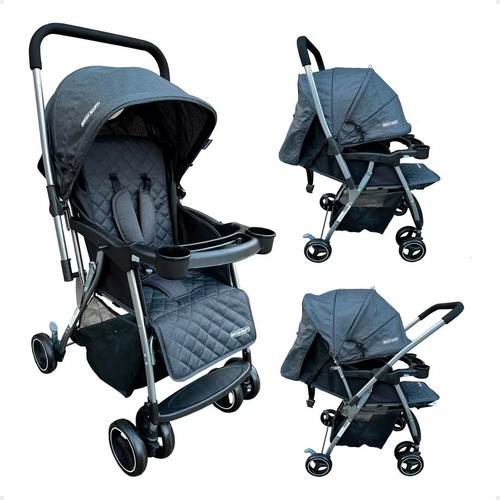 Coche Para Bebe Manillar Rebatible Cochecito Paseo Copahue