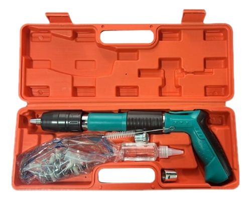 Pistola De Clavos Descarga Automatica Ajustable Y De Acero