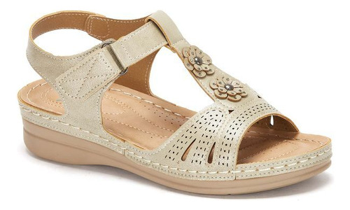 Zapatilla Casual Pvs43148 Transpirable Bisuteria Flor