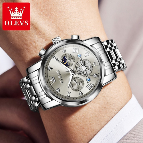 Relojes De Cuarzo Con Diamantes De Lujo Olevs Luminous