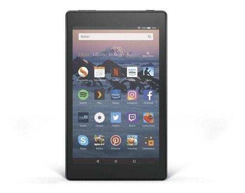 Tablet Amazon Fire HD 8 2018 KFKAWI 8" 32GB black com memória RAM 1.5GB