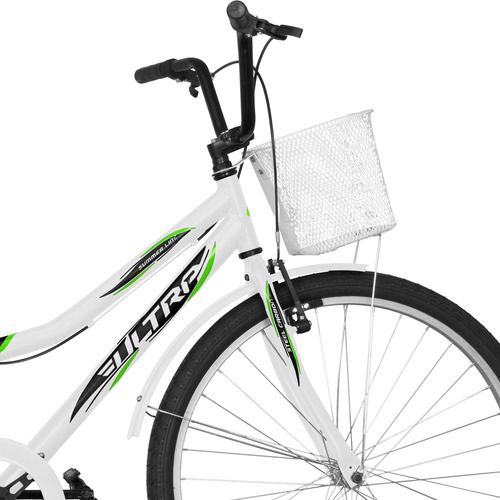 Bicicleta Aro 26 Ultra Bikes Summer Com Cesto Bagageiro