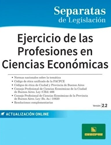 Libro Ejercicio De Las Profesiones En Ciencias Economicas De