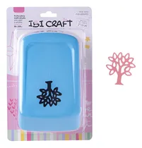 Comprar Perforadora Scrapbooking 50mm Eva Pvc Aluminio Cartón Madera Color Celeste Forma De La Perforación Arbol