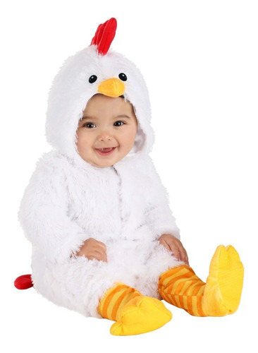 Disfraz Gallo Pollo Gallina Bebes Niños Niñas Envio Gratis I