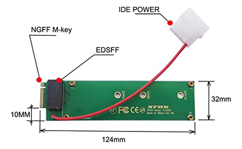 Regla Cablecc De 1 Unidad, Generación Z, Edsff, Corta, Ssd E