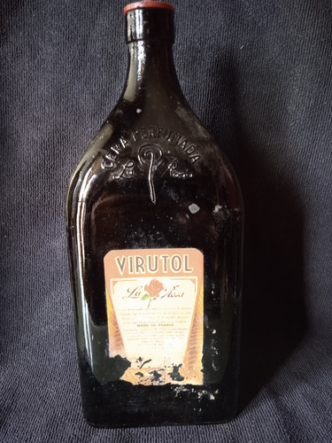 Antigua Botella Virutol Cera Perfumada La Rosa (Usado)