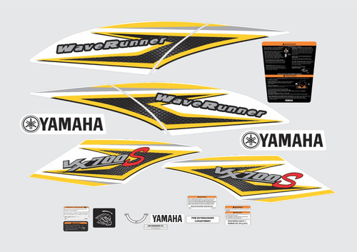 Adesivos Jet Ski Yamaha Vx 700s