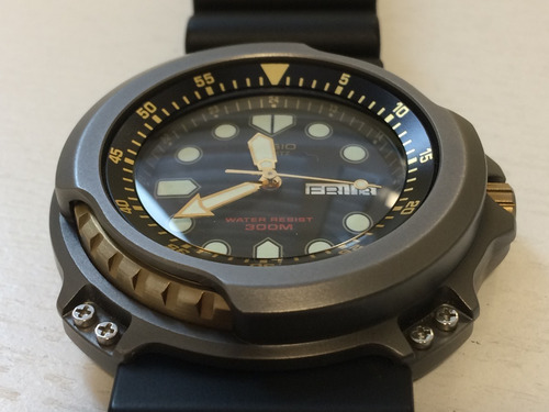 Relógio Casio Mqd-3000w - Diver - Antigo - Raríssimo