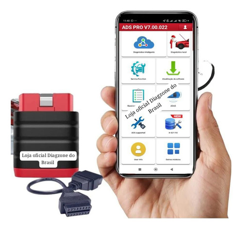 Scanner Automotivo Ads Pro, Acesso Sgw Programação Online