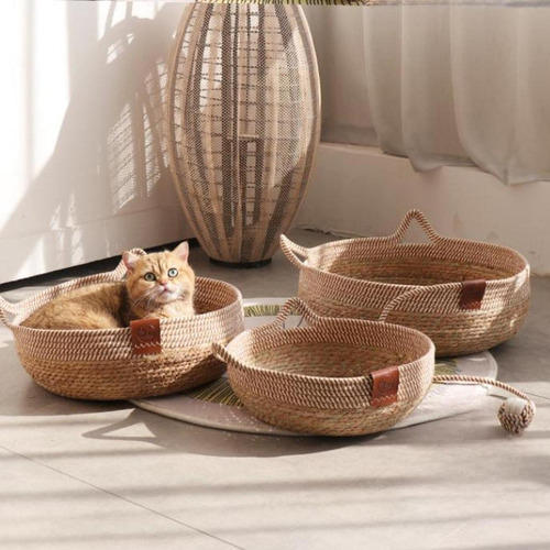 Cesta De Gato Cerina De Verano Casa De Mascotas Suaves M