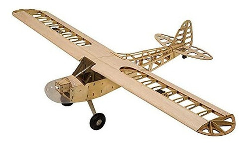 Avión Eléctrico De Madera De Balsa 1.2m Piper Cub J3 De Dw H