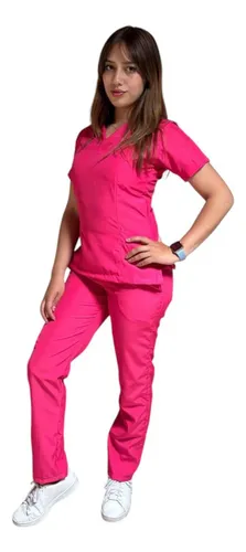 Uniforme Antifluido Scrub Médico Mujer + Obsequios Lavables