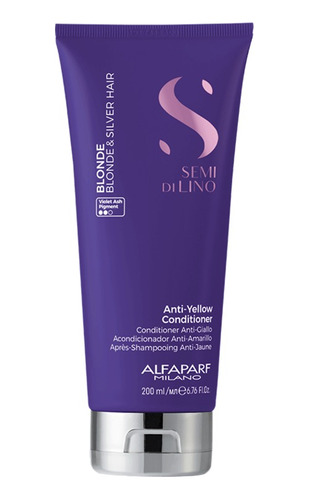 Alfaparf Semi Di Lino Blonde Anti-yellow Conditioner 200ml.