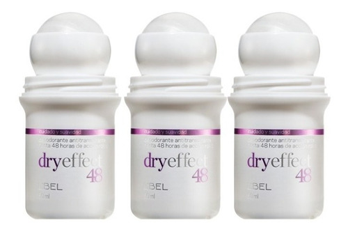 Desodorante Dry Effect 48hrs De Lbel 3 Unidades 