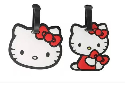 Etiqueta De Equipaje 2 Unidades Hello Kitty 10 Cm 