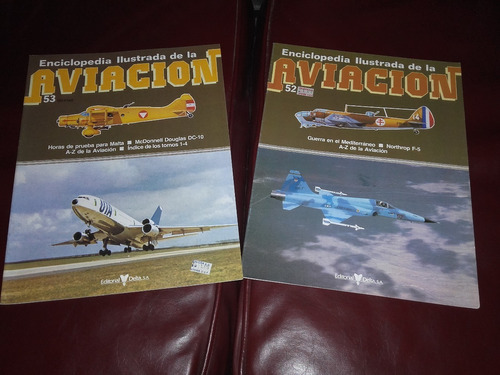 2 Fascículos De Enciclopedia Ilustrada De La Aviación