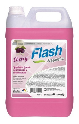 Limpiador Flash Cherry X 5lts  Diversey