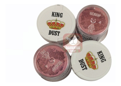 Imagen 2 de 5 de Colorante En Polvo Gold Rose Pearl King Dust 4g Belgrano C/u