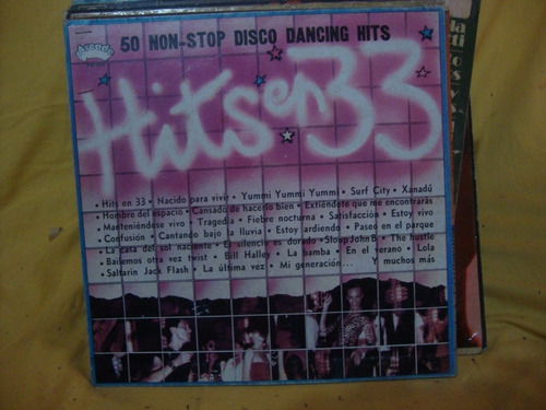 Portada Hits En 33 50 Non Stop Disco Dancing Hits P1