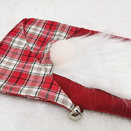 Paquete De 2 Medias De Gnomo De Navidad Felpa Para Chimenea