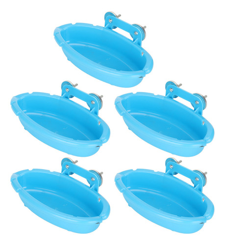 Cuenco De Agua De Plástico Para Pájaros, 5 Unidades, Bañera