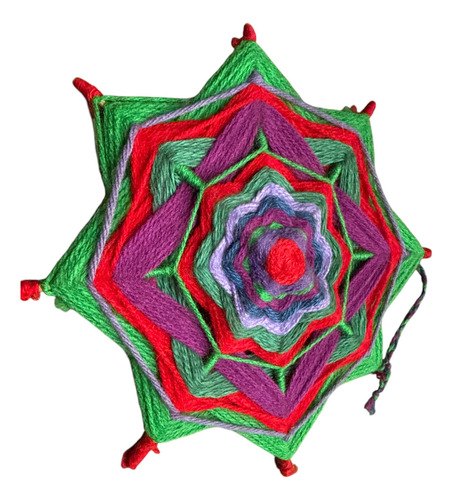 Mandala Tejida A Mano 21 Cm Varios