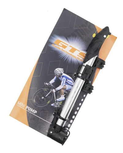 Mini Bomba Manual Telescópica Bicicleta Bico Fino E Grosso