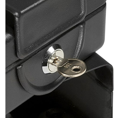 Barska Compact Safe Key Lock Safe Con Funda De Montaje Ax118