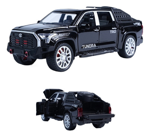 Toyota Tundra Miniatura Metal Coche Con Luces Y Sonido 1/32