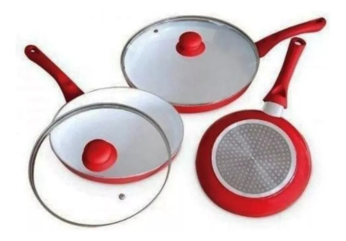 Set Juego De Sartenes Ceramic Pan 5 Piezas Juego Cocina