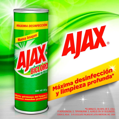 Ajax Bicloro Limpiador Multiusos De 582 G En Polvo
