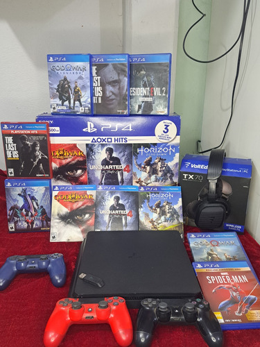   Ps4 Slim 1 Tera   10 Juegos  