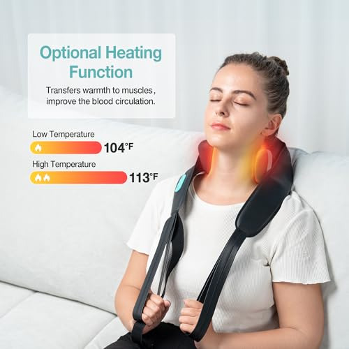Masajeador De Cuello Y Hombros Con Calor Masajeador De Cuell