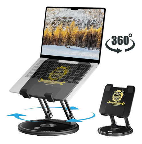 Soporte Plegable Laptop Base Giratoria Transformers Tf-x02
