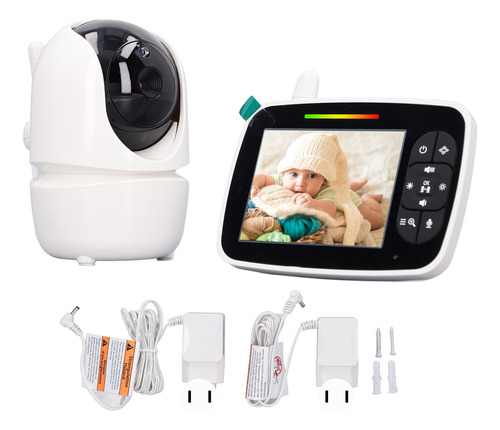 Videocámara Hd Baby Monitor, Pantalla A Color De 3,5 Pulgada