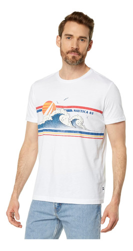 Nautica Camiseta Gráfica Con Ondas Sustentablemente Elaborad