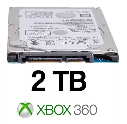 auge Continuo Conquista Disco Duro Para Xbox 360 Multijuego Rgh 2 Terabyte