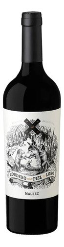 Vino Cordero Con Piel De Lobo Malbec 750cc Pack X3