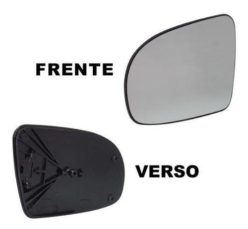 Lente Retrovisor C/base-metagal-prat-esq-s .20.c95.31/rgcm95