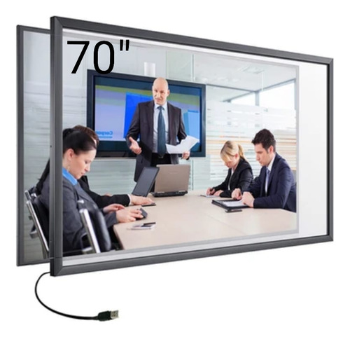 Moldura Frame Touch Interativa De 70 Polegadas