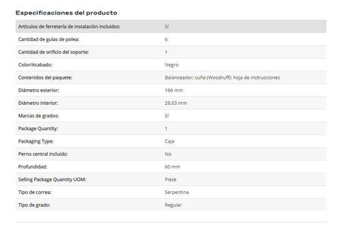 Polea Cigueñal Oem: 12787628