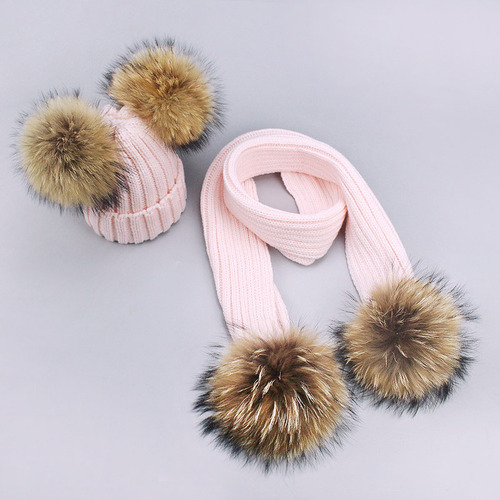 Gorro De Punto Para Padres E Hijos Maocwee, Poliéster, Gorro