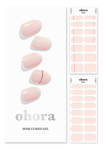 Ohora Tiras De Uas De Gel Semicuradas (n Basic Nails No.11)