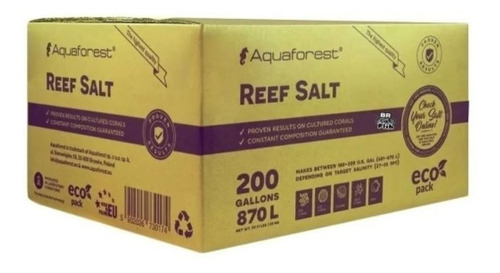 Sal Aquaforest Reef Salt 25kg Caixa